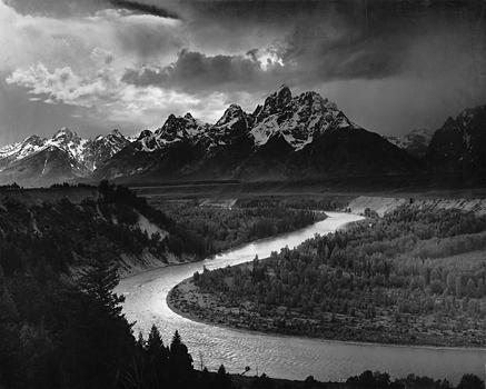 Snake River por Ansel Adams